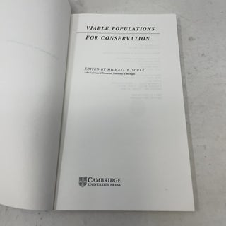 Viable Populations for Conservation (Volume 0)