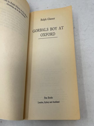 Gorbals Boy At Oxford