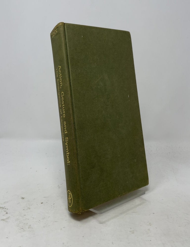 Item #558231 Action, Gesture and Symbol: The Emergence of Language