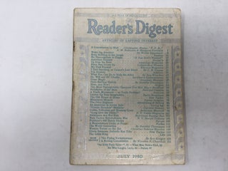 Item #88137 The Reader's Digest: July 1940