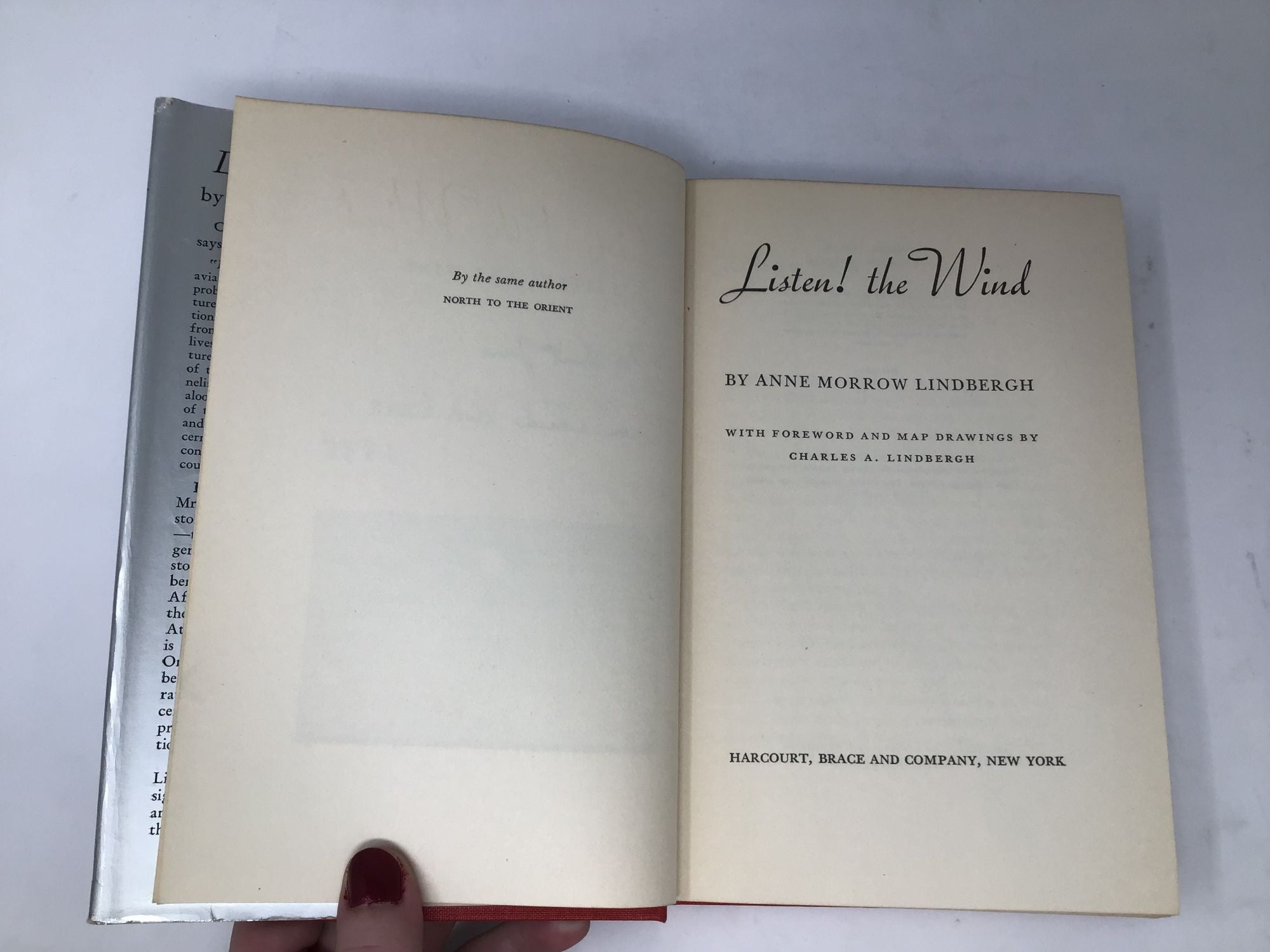 Listen! the Wind | Anne Morrow Lindbergh | First Edition