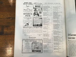 Fortune Magazine July 1938