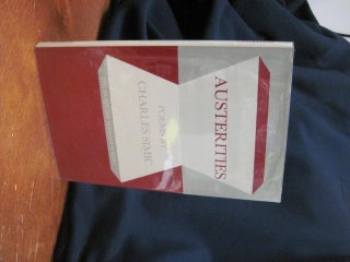 Item #90193 Austerities: Poems. Charles Simic