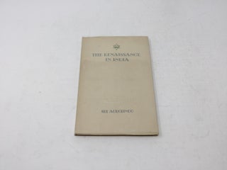 Item #91612 The Renaissance in India. Sri Aurobindo