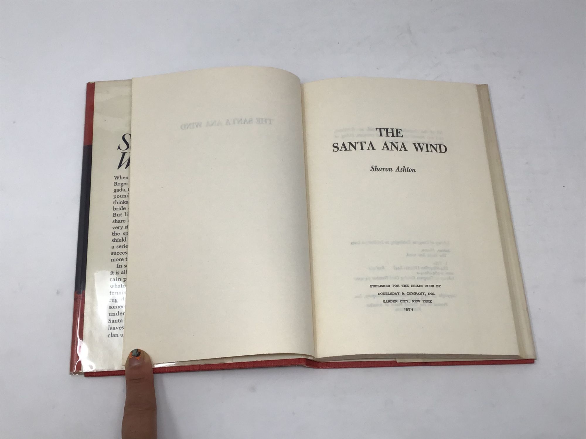 The Santa Ana Wind | Helen Van Slyke | First Edition