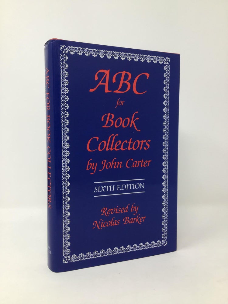 Item #96903 ABC for Book Collectors. John Carter.