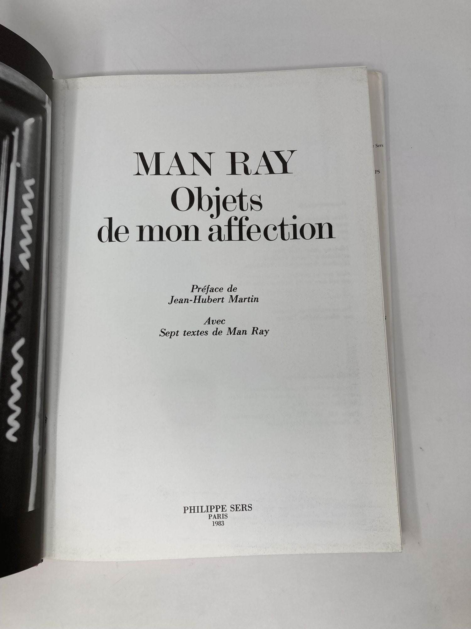 Man Ray Objets De Mon Affection: Sculptures et Objets, Catalogue Raisonné  French and English Edition by Man Ray on Sag Harbor Books